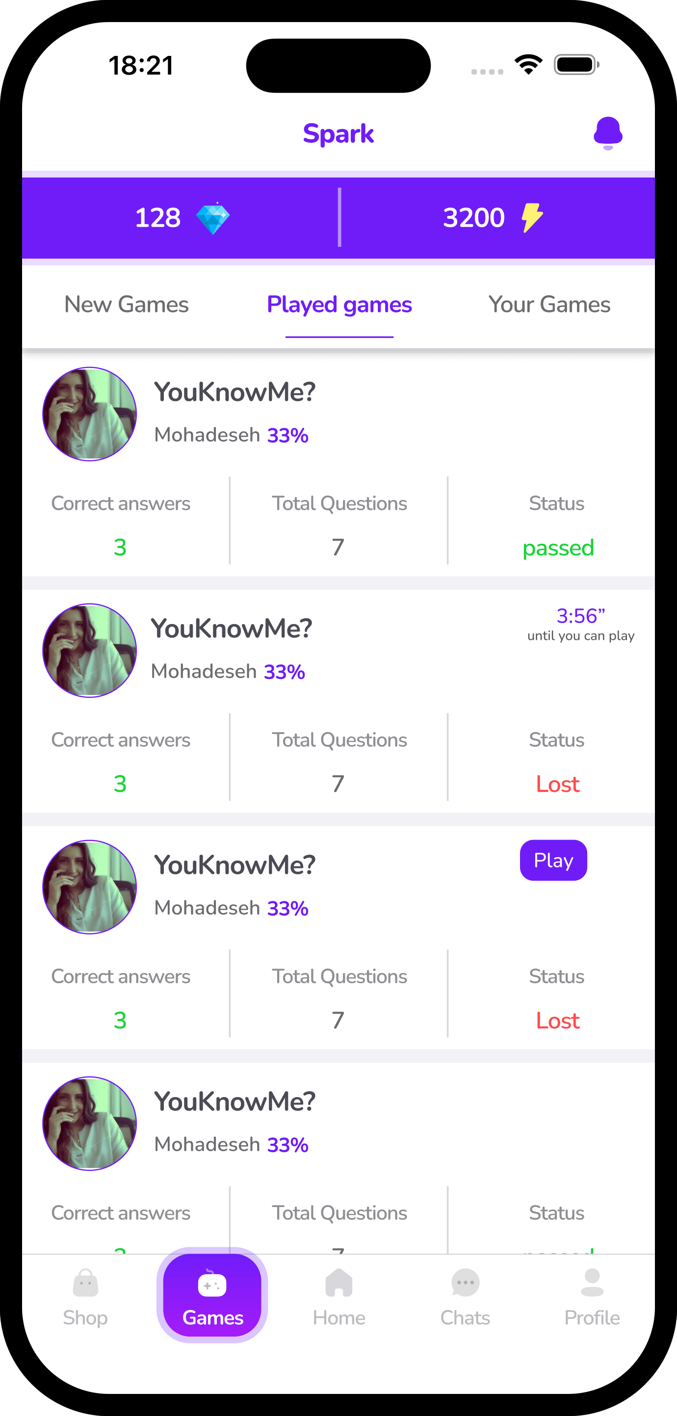 Spark screenshot